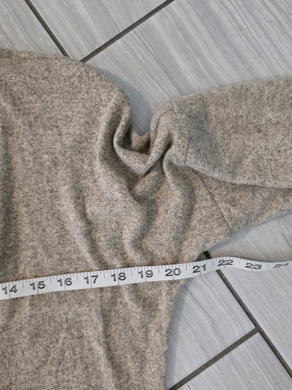 Caution To The Wind Cream Tie-Front Layered-Sleeve Cardigan - Picture 5 of 6